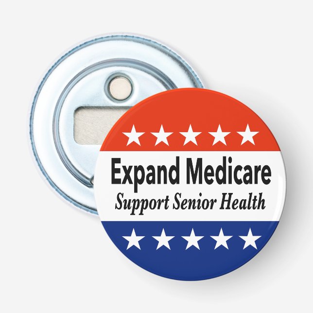 Ausweitung von Medicare zur Unterstützung der Gesu Flaschenöffner (Vorderseite)