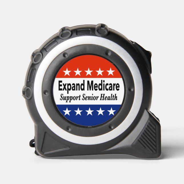 Ausweitung von Medicare zur Unterstützung der Gesu Maßband (Vorderseite)