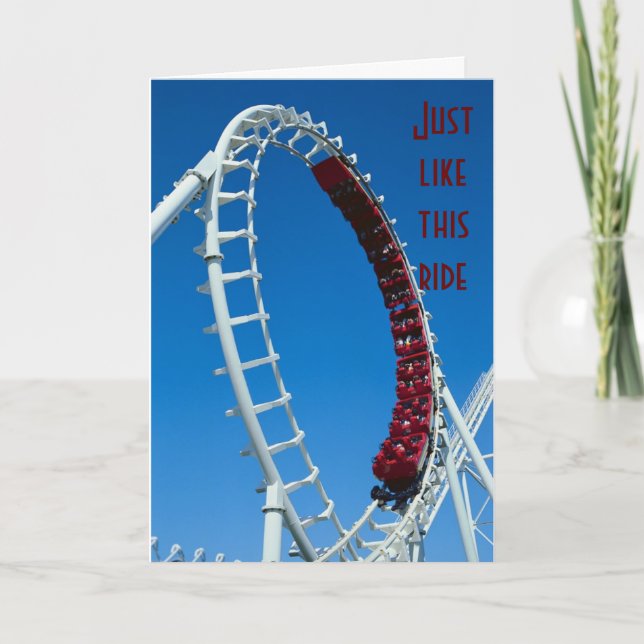 Auswirkungen des ROLLERCOASTER-Alters **40.** Karte (Vorderseite)