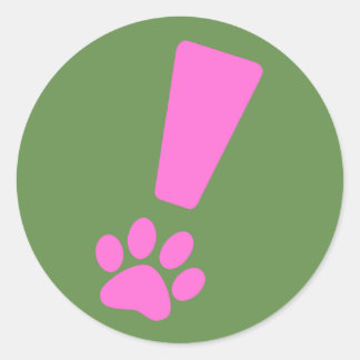 AUSZEICHNUNG CT PAW! Runde Aufkleber