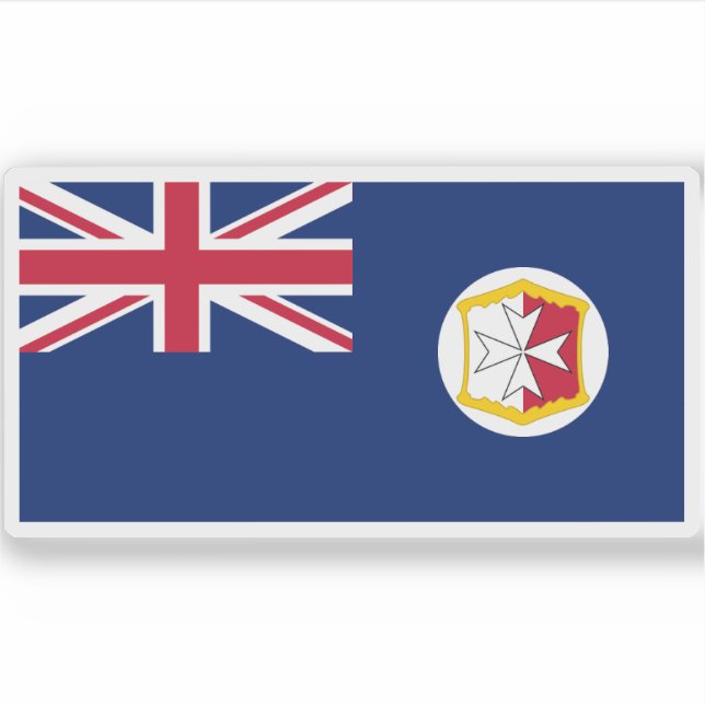 Auszeichnung des Staat von Britisch-Malta ( 1875 - Aufkleber (Vorderseite)