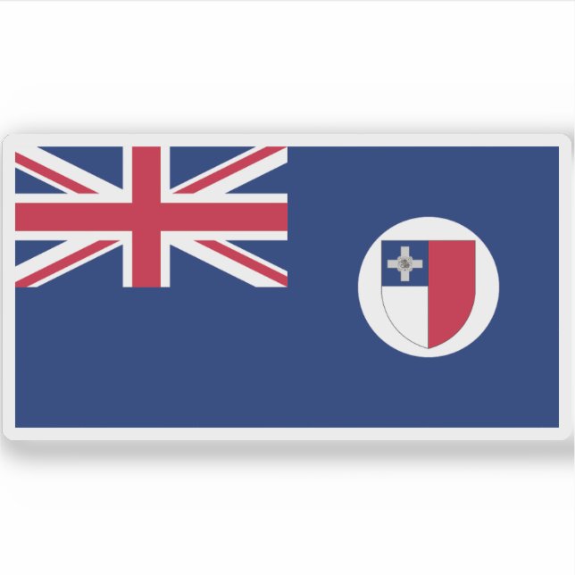 Auszeichnung des Staat von Britisch-Malta (1943-19 Aufkleber (Vorderseite)