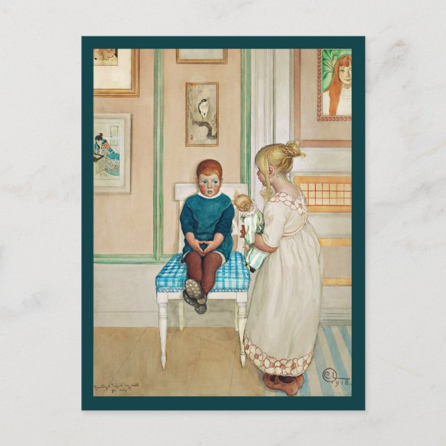 Auszeit in der Ecke Postkarte (Vorderseite)