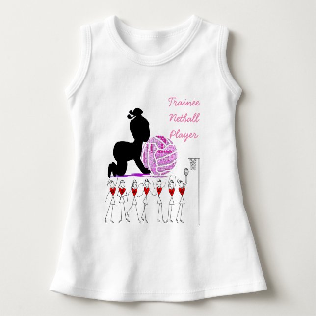 Auszubildend-Spielernetball-Baby Baby T-shirt (Vorderseite)