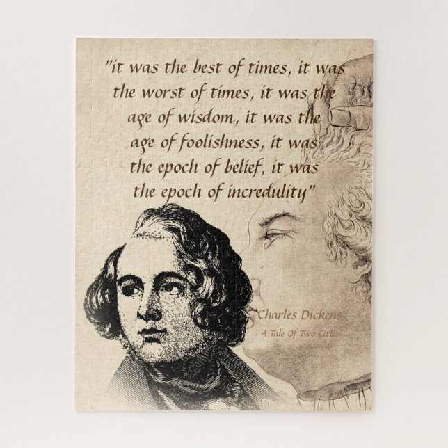 Auszug aus einer Geschichte von zwei Städten (Vertikal)