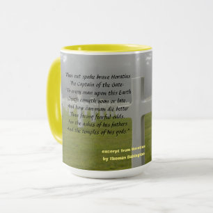 Auszug aus Horatius  Tasse