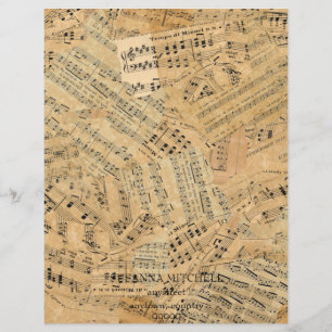 Auszüge aus der Vintagen Musik-ID389 Briefbogen