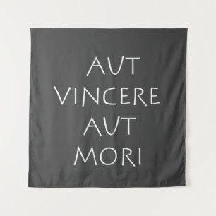 Aut vincere aut mori wandteppich