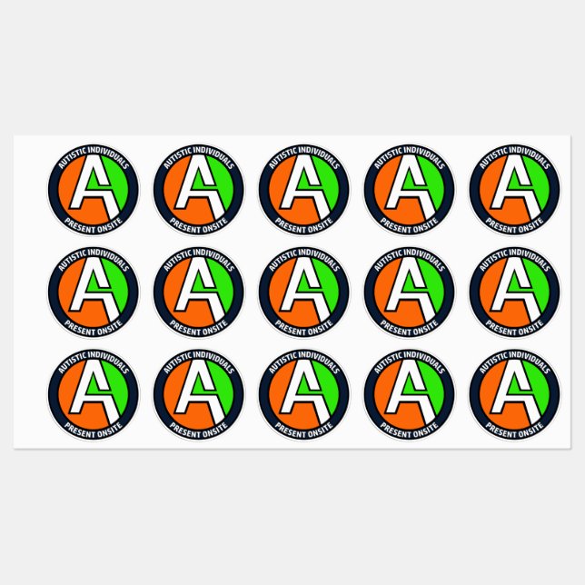 AUTEMS - Onsite Vinyl Stickers (Small) Etiketten (Blatt)