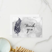 Auteur Boho Tribal Feather Pen Merci
