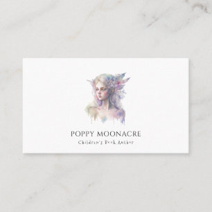 Auteur du livre pour enfants Fairytale Carte de vi