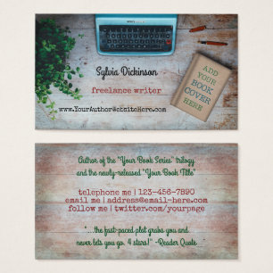 Auteur indépendant de la machine à écrire avec cou