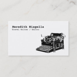 Auteur/rédacteur/modèle carte de visite d'auteurs