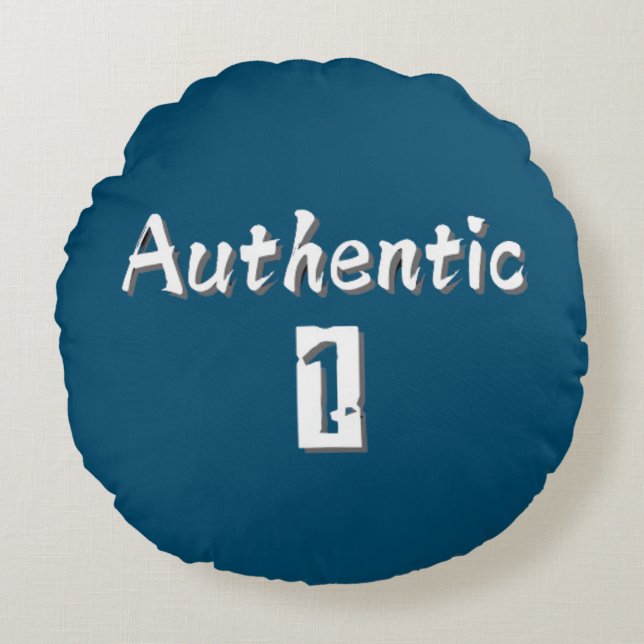 Authentic 1 Coussin rond (Devant)