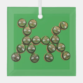 ​🐶 Authentic Chang Beer Cap Dog Ornament Aus Glas