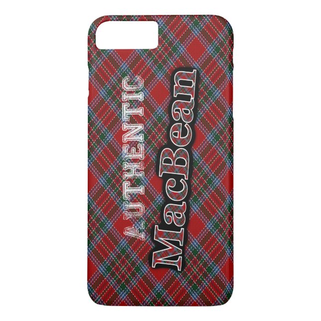 Authentic Clan MacBean Scottish Tartan Design Case-Mate iPhone Hülle (Rückseite)
