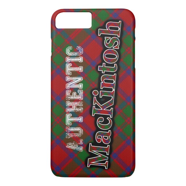 Authentic Clan MacKintosh Scottish Tartan Design Case-Mate iPhone Hülle (Rückseite)