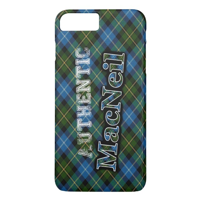 Authentic Clan MacNeil Scottish Tartan Design Case-Mate iPhone Hülle (Rückseite)