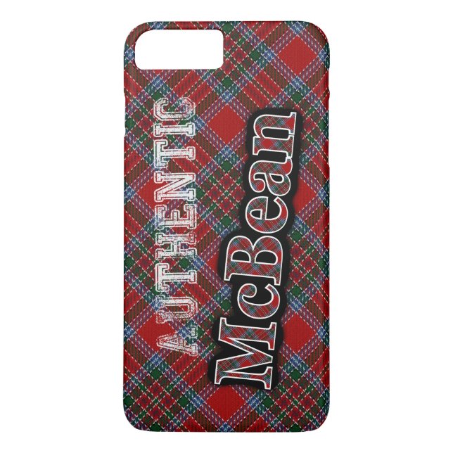 Authentic Clan McBean Scottish Tartan Design Case-Mate iPhone Hülle (Rückseite)