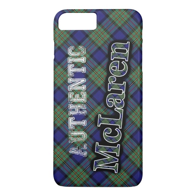 Authentic Clan McLaren Scottish Tartan Design Case-Mate iPhone Hülle (Rückseite)