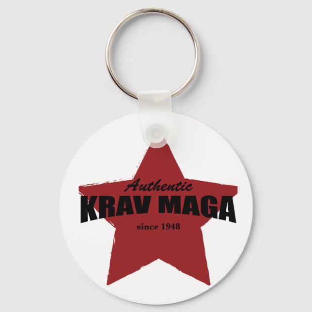 Authentic Krav Maga seit 1948 Schlüsselanhänger (Vorderseite)