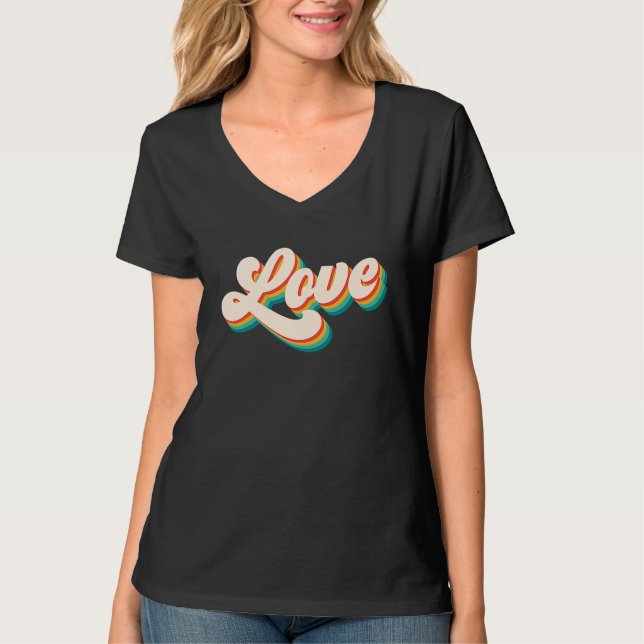 Authentic Soul Retro Love T-Shirt (Vorderseite)