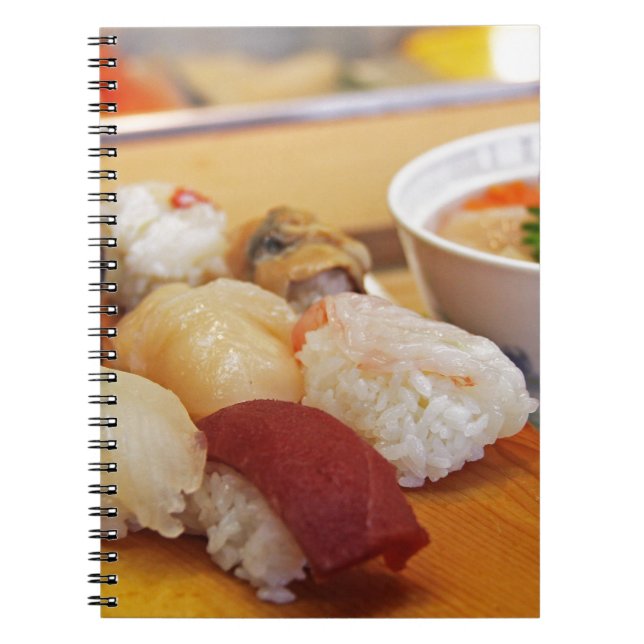 Authentic Sushi Sashimi Notizblock (Vorderseite)