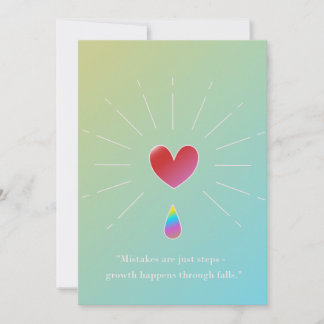 Authenticity Attracts, Inspirational Greeting Card Feiertagskarte