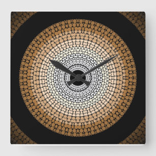 Authentique horloge murale des "terres ancestrales