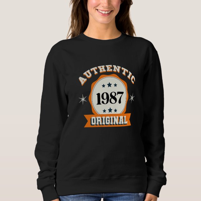 Authentisch 1987 original   sweatshirt (Vorderseite)