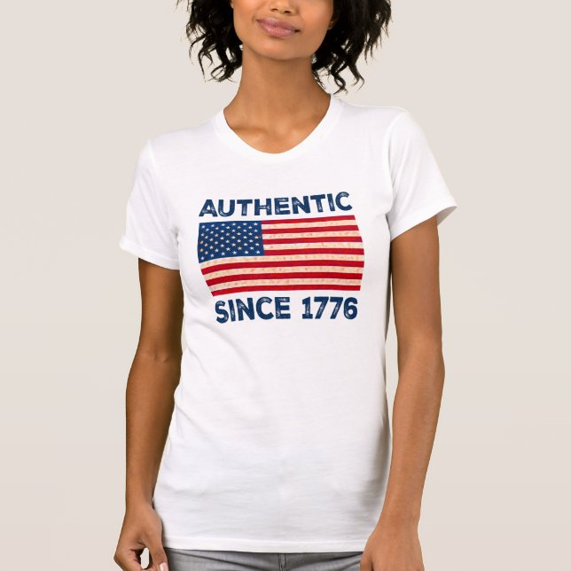 Authentisch seit 1776 T-Shirt (Vorderseite)