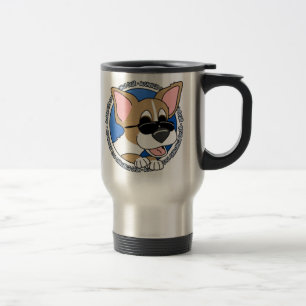 Authentische coole Chihuahua-Reise-Tasse Reisebecher