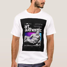 Authentische griechische Statue Synthwave Herren