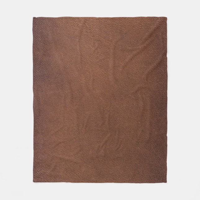 Authentische Ledertextur, echter Hintergrund. Fleecedecke (Vorderseite)