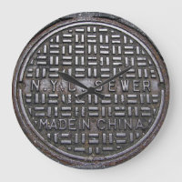 Authentische New York City NYC Kanalabdeckung