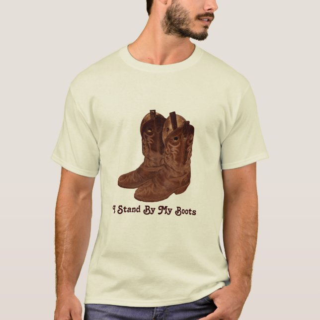 Authentische Ranch-Hand-Wrangler Cowboy Boots Desi T-Shirt (Vorderseite)