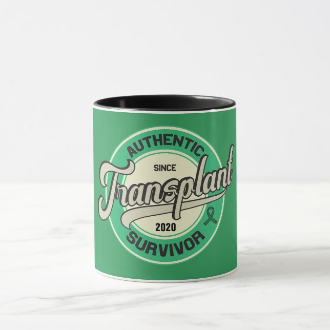 Authentische Transplantation Überlebende Custom Co Tasse (Zentrum)