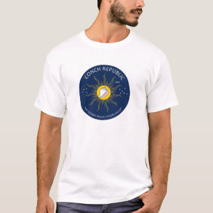 Authentische Tritonshorn-Republik VERMEIDEN FAKES T-Shirt