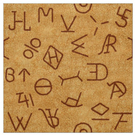 Authentische Wild-West-Rindermarken Stoff