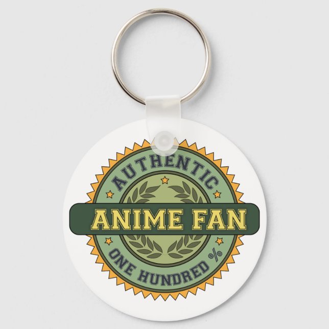 Authentischer Anime-Lüfter Schlüsselanhänger (Vorderseite)