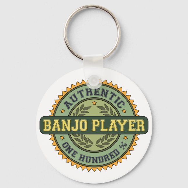 Authentischer Banjo-Player Schlüsselanhänger (Vorderseite)