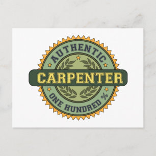 Authentischer Carpenter Postkarte