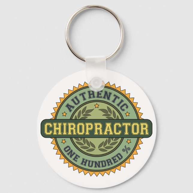 Authentischer Chiropraktor Schlüsselanhänger (Vorderseite)