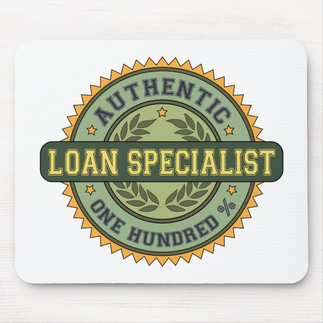 Authentischer Darlehens-Spezialist Mousepad (Vorne)