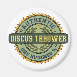 Authentischer Diskuswerfer Magnet