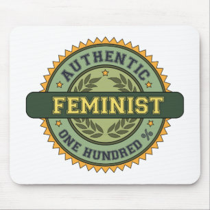 Authentischer Feminist Mousepad