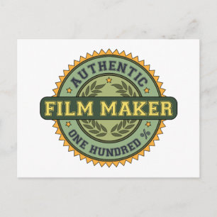 Authentischer Filmemacher Postkarte