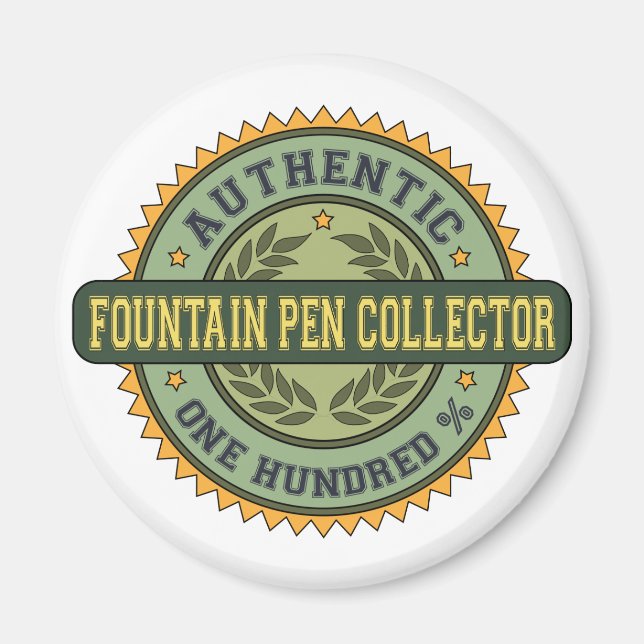 Authentischer Fountain Pen Collector Magnet (Vorne)