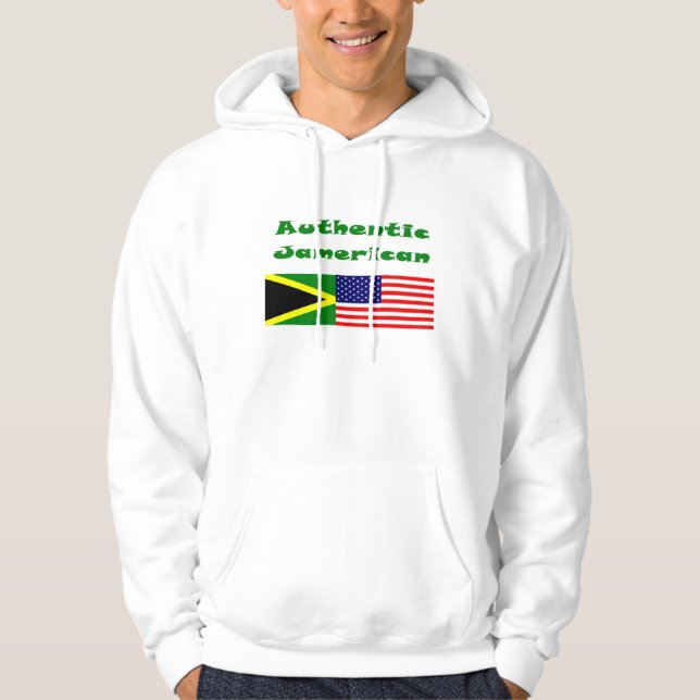 Authentischer Jamerican Hoodie (Vorderseite)