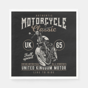 Authentischer Kraftrad Classic Serviette